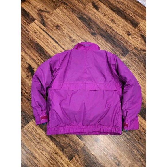 Vtg Columbia Whirlibird Down Jacket Womens Sz L Puffer Bomber 3 In 1 colorblock - Picture 5 of 16